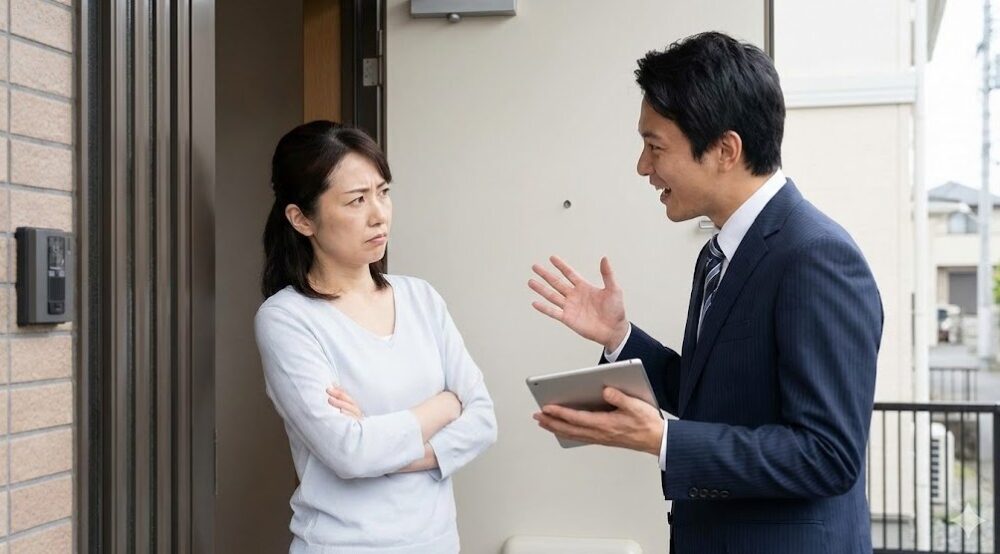 J:COMの勧誘がしつこい訪問営業の断り方