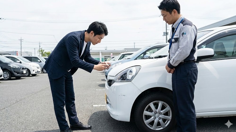 出発前の傷チェックと動画撮影で証拠保全