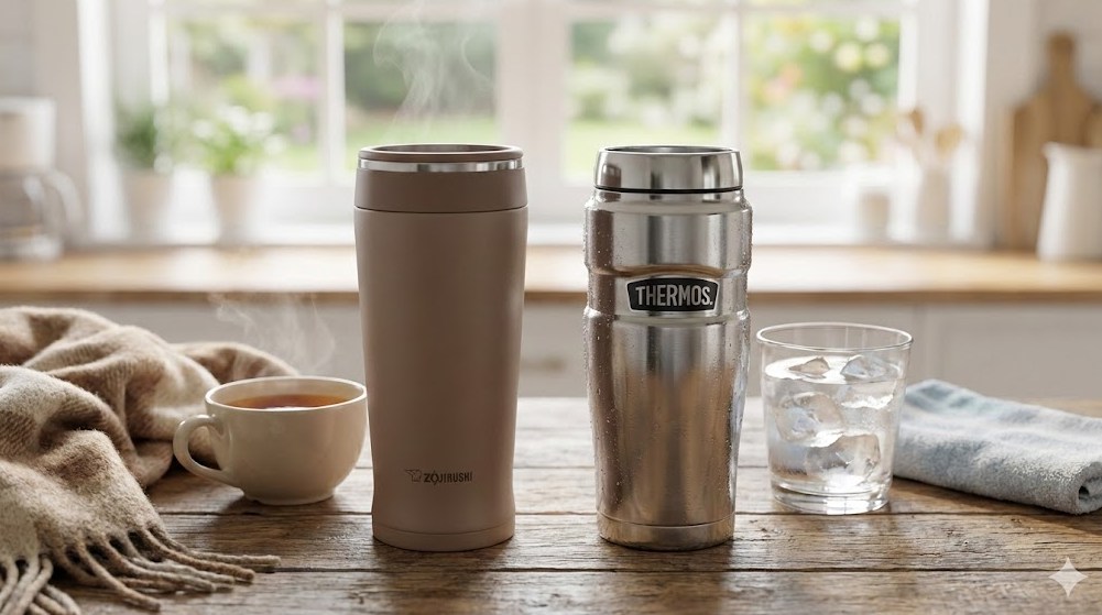 象印とサーモスどっちがいい?水筒の性能や洗いやすさを徹底比較